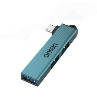 Onten UC51 3 in 1 Type-C to USB HUB(Pine Green)