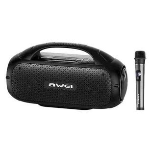 awei Y886 Portable TWS Bluetooth Speaker with Microphone(Black)