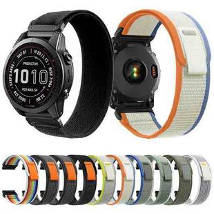 For Garmin 26mm Loop Nylon Hook and Loop Fastener Quick Release Watch Band(Colorful)