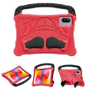 For Huawei MatePad SE 11 2024 Boxing Series Kickstand EVA Shockproof Tablet Case with Shoulder Strap(Red Black)