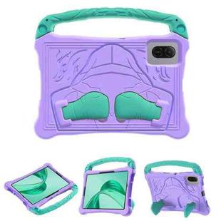 For Honor Pad X8a 11 inch Boxing Series Kickstand EVA Shockproof Tablet Case with Shoulder Strap(Purple Mint)