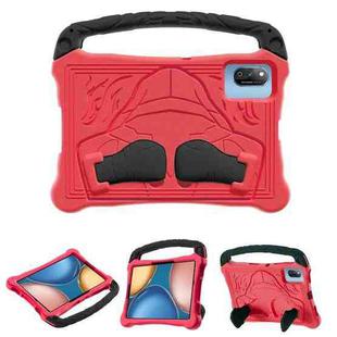 For Honor Tablet V7 11 inch Boxing Series Kickstand EVA Shockproof Tablet Case with Shoulder Strap(Red Black)
