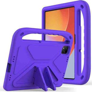 For Infinix Xpad 11 2024 Handle EVA Shockproof Tablet Case with Holder(Purple)