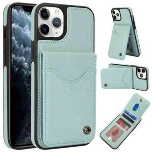 For iPhone 11 Pro Max AwQuer Vertical Flip Card Bag Holder Leather Phone Case(Green)