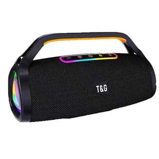 T&G TG417 40W Portable Outdoor Bass Dual Microphone Wireless Bluetooth Speaker(Black)