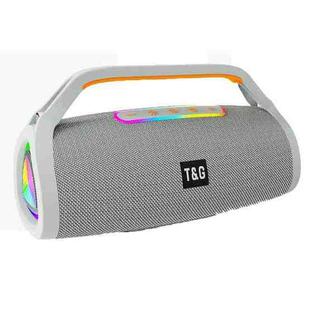 T&G TG417 40W Portable Outdoor Bass Dual Microphone Wireless Bluetooth Speaker(Grey)