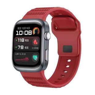 For Huawei Watch D2 Dotted Silicone Watch Band(Red)