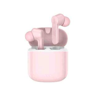 Remax TWS-7 Bluetooth 5.0 True Wireless Bluetooth Music Earphone with Charging Box (Pink)
