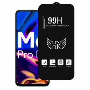 For Xiaomi Poco M6 High Aluminum Large Arc Full Screen Tempered Glass Film