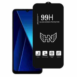 For Xiaomi Poco C65 High Aluminum Large Arc Full Screen Tempered Glass Film