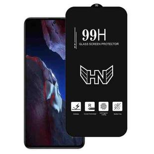 For Xiaomi Poco F5 Pro High Aluminum Large Arc Full Screen Tempered Glass Film