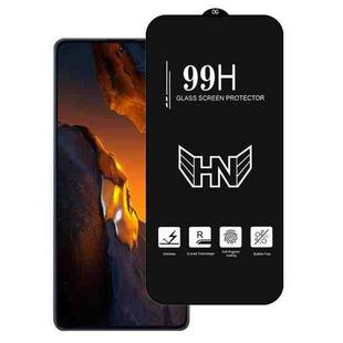 For Xiaomi Poco F5 High Aluminum Large Arc Full Screen Tempered Glass Film