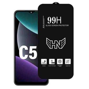 For Xiaomi Poco C51 High Aluminum Large Arc Full Screen Tempered Glass Film