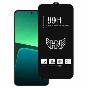 For Xiaomi 13 High Aluminum Large Arc Full Screen Tempered Glass Film