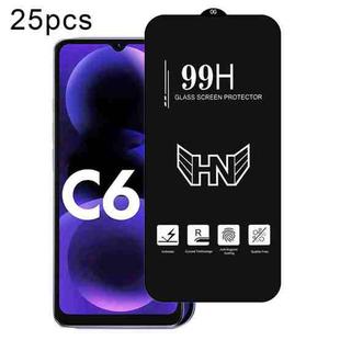 For Xiaomi Poco C61 25pcs High Aluminum Large Arc Full Screen Tempered Glass Film