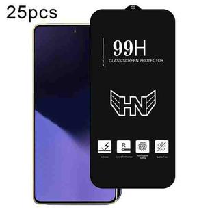 For Xiaomi Poco X6 Neo 25pcs High Aluminum Large Arc Full Screen Tempered Glass Film