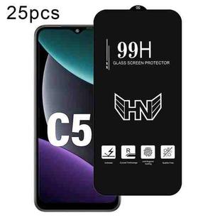 For Xiaomi Poco C51 25pcs High Aluminum Large Arc Full Screen Tempered Glass Film