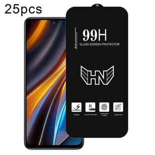 For Xiaomi Poco X4 GT 25pcs High Aluminum Large Arc Full Screen Tempered Glass Film