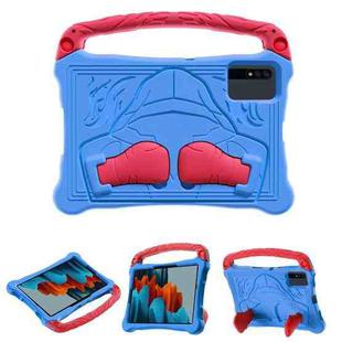 For Samsung Galaxy Tab S7 Boxing Series Kickstand EVA Shockproof Tablet Case with Shoulder Strap(Blue Red)