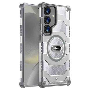 For Samsung Galaxy S24+ 5G wlons Explorer Series PC Hybrid TPU MagSafe Magnetic Case(Grey)