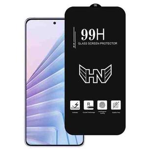 For Redmi Note 14 5G / 4G High Aluminum Large Arc Full Screen Tempered Glass Film