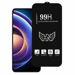 For Redmi Note 12R High Aluminum Large Arc Full Screen Tempered Glass Film