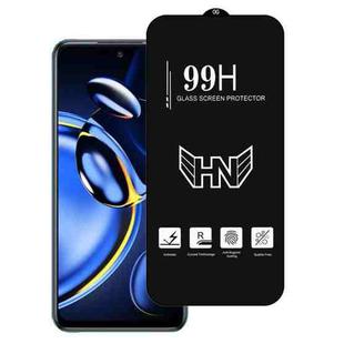 For Redmi Note 11 SE High Aluminum Large Arc Full Screen Tempered Glass Film