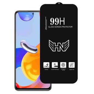 For Redmi Note 11 Pro 4G High Aluminum Large Arc Full Screen Tempered Glass Film