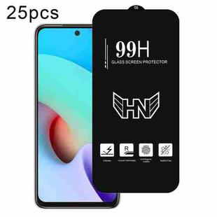 For Redmi Note 11 4G 25pcs High Aluminum Large Arc Full Screen Tempered Glass Film