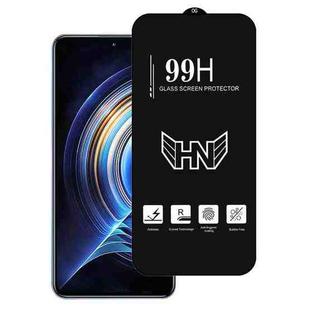 For Redmi K50 Pro High Aluminum Large Arc Full Screen Tempered Glass Film