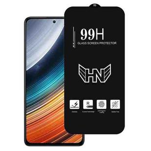 For Redmi K40S High Aluminum Large Arc Full Screen Tempered Glass Film