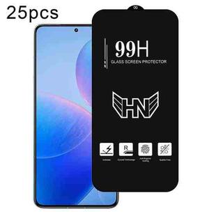 For Redmi K70 Pro 25pcs High Aluminum Large Arc Full Screen Tempered Glass Film