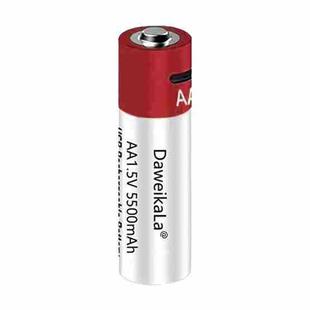 5500mAh AA 1.5V USB Rechargeable Lithium-ion Battery