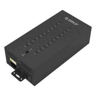 ORICO IH20P Industrial Grade 20 Ports USB 2.0 Hub, Plug:AU Plug(Black)