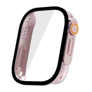 For Redmi Watch 5 Lite Change to Ultra Tempered Film Integrated PC Watch Protective Case(Pink)