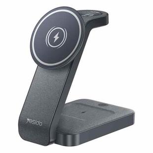 Yesido DS26 4-in-1 Magnetic Wireless Charging Stand with Night Light(Black)