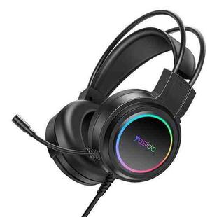 Yesido EK05 USB Wired RGB Light Gaming Headset with Mic, Cable length: 1.2m(Black)