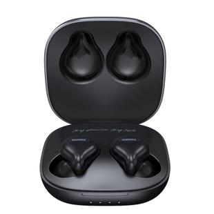 REMAX TWS-12 Bluetooth 5.0 Metal True Wireless Bluetooth Stereo Music Earphone with Charging Box(Black)