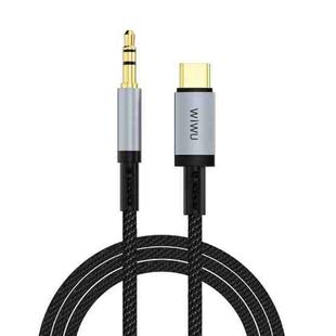 WIWU Wi-C048 Legend Series Type-C to 3.5mm Audio Adapter Cable, Length: 1.5m(Black)