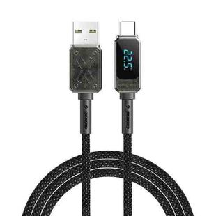 WIWU Wi-C038 TITAN Series 6A USB to Type-C Zinc Alloy Braided Fast Charging Data Cable, Length: 1.2m(Tarnish)