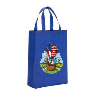 Balloon Printed Non-woven Fabric Bag Print On Your Demand, Size:41x35x12cm(Royal Blue)