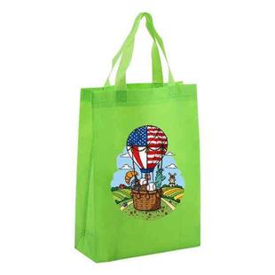 Balloon Printed Non-woven Fabric Bag Print On Your Demand, Size:41x35x12cm(Fruit Green)