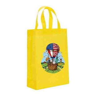Balloon Printed Non-woven Fabric Bag Print On Your Demand, Size:41x35x12cm(Yellow)