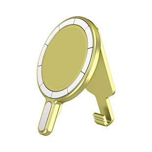 Magnetic Clip Phone Holder Belt Clip Bracket(Yellow Gold)