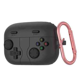 For Sony LinkBuds S Retro Game Console Style Silicone Earbuds Case(Dark Grey)