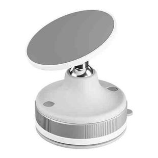 CTT29 Foldable Vacuum Magnetic Suction Cup Phone Holder(White)