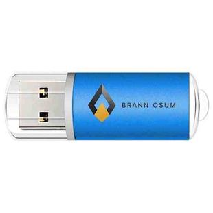 Colorful Metal USB 2.0 Flash Drive Print On Your Demand, Memory:256GB(Blue)