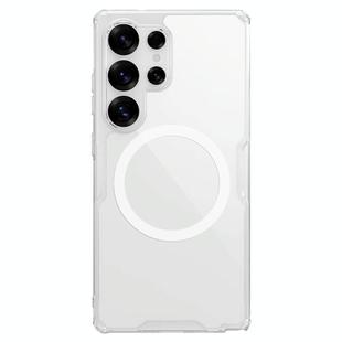 For Samsung Galaxy S25 Ultra 5G NILLKIN Ultra Clear Magsafe PC + TPU Phone Case(Transparent)