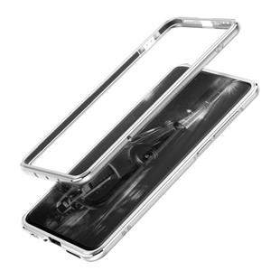 For Huawei P40 Aluminum Alloy Shockproof Protective Bumper Frame(Silver)