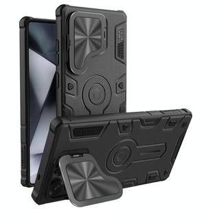 For Samsung Galaxy S25 Ultra 5G NILLKIN Black Rhino Prop PC Phone Case(Black)